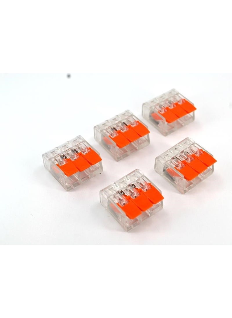 5 Pieces 3-Plus Latched Cable Connection Terminal Electrical Junction Box - pzsku/Z3DA3F4C3F4FC9BFA94D2Z/45/_/1740620477/9fa0e96a-4b00-47ee-af08-64c3788d30b0