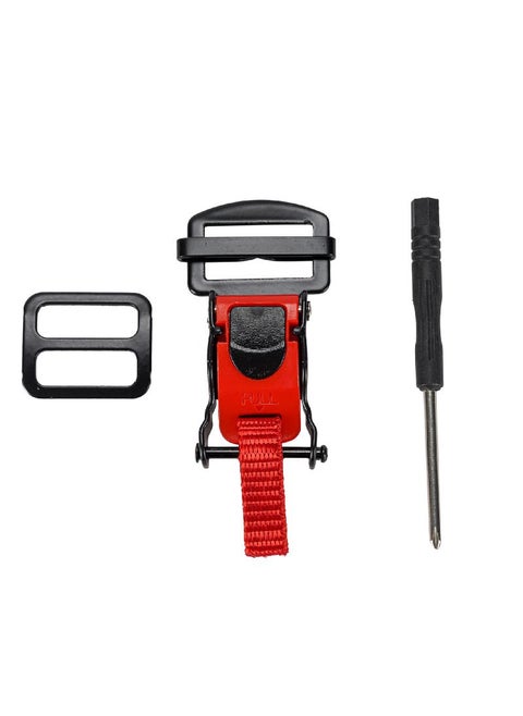 Motorcycle Helmet Quick Detachable Double D-Buckle Replaceable Underwear Snap On New Style Plug In Helmet Accessories Red