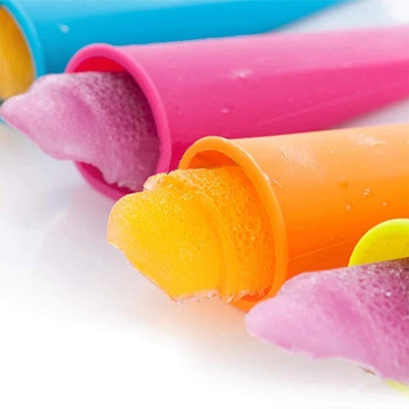 HARI - FoodWorks Silicone Ice Pop Maker Molds/Popsicle Molds, Set of 6 - Image 4