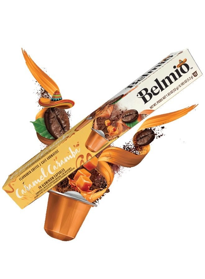 Belmio Coffee Capsules Variety Pack of 3- Chocolate, Caramel, Vanilla - Image 3
