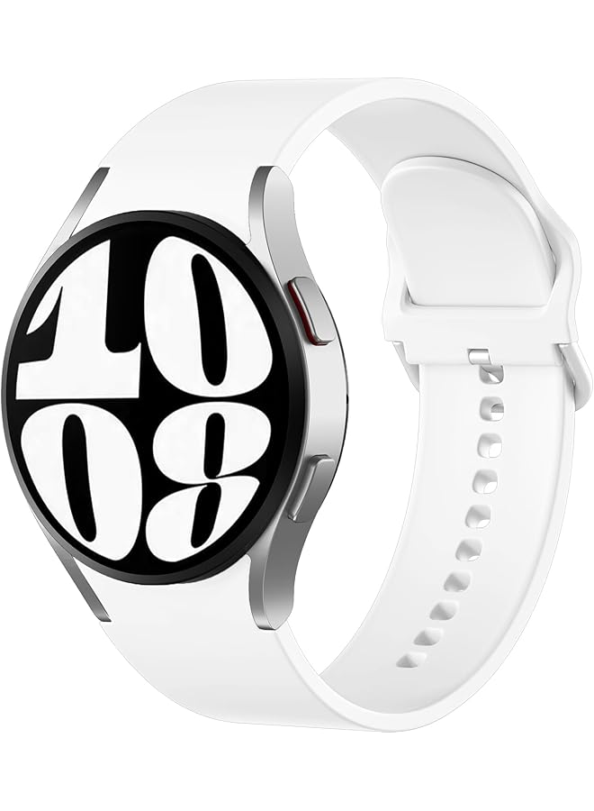 إيروريكس متوافق مع ساعة سامسونج جالكسي 7 6 5 4 حزام 40 مم 44 مم للنساء والرجال حزام رياضي ناعم من السيليكون لساعة جالكسي 6 كلاسيك وساعة 5 برو 4 كلاسيك وأشرطة بدون فجوات لساعة جالكسي - Image 1