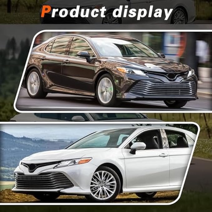 تودو مجموعة المصابيح الأمامية متوافقة مع سيارة كامري Xle Xse موديل 2018، 8111006D70، 8115006D70، مناسبة لجانب السائق والركاب، تكوين عالي - Image 5