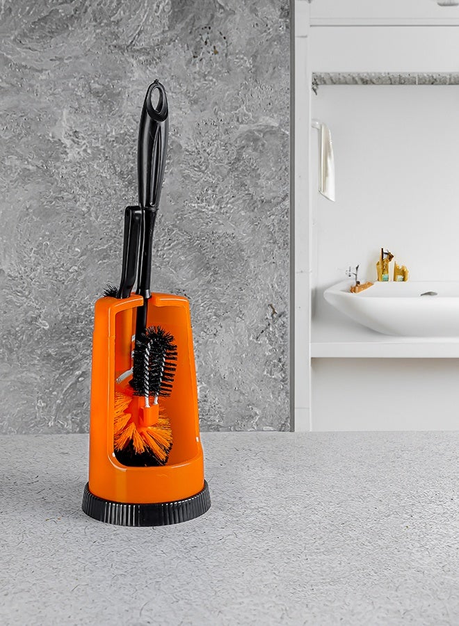 Royalford Toilet Brush With Holder Assorted Color 13.5 x 13.5 x 45cm - Image 5