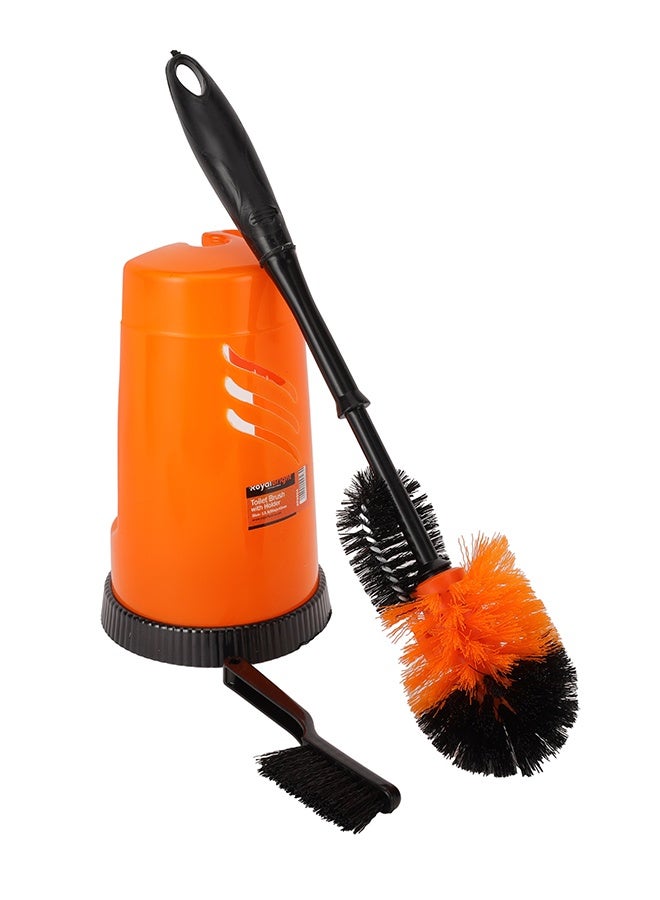 Royalford Toilet Brush With Holder Assorted Color 13.5 x 13.5 x 45cm - Image 3