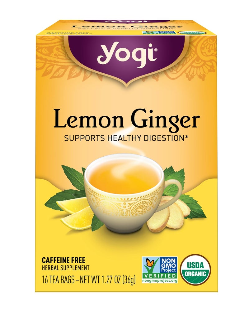 Yogi Tea Lemon Ginger Tea Bags 16 ct - Image 3