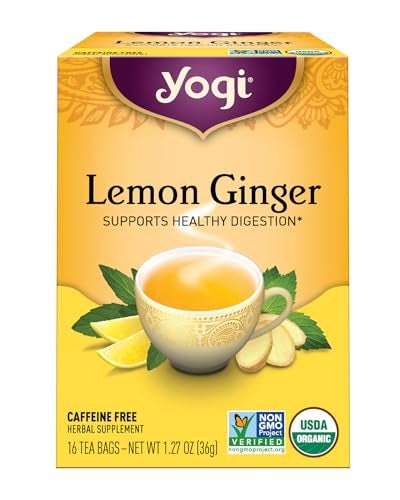 Yogi Tea Lemon Ginger Tea Bags 16 ct - Image 1