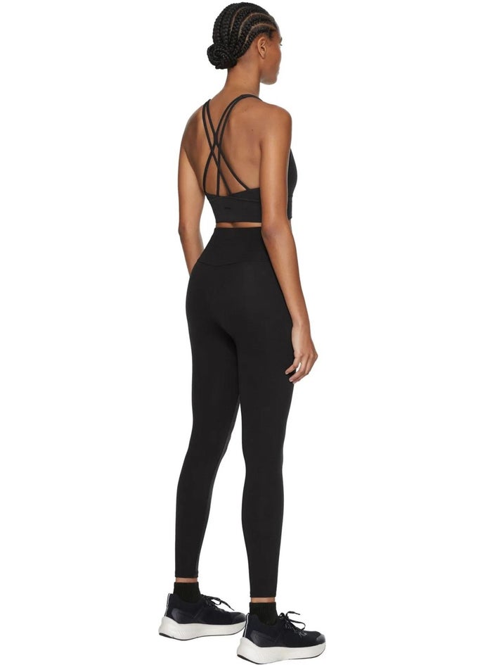 Tena Women's Black High Waist Modal Fabric Leggings  - Image 5