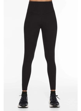 Tena Women's Black High Waist Modal Fabric Leggings  - Image 2
