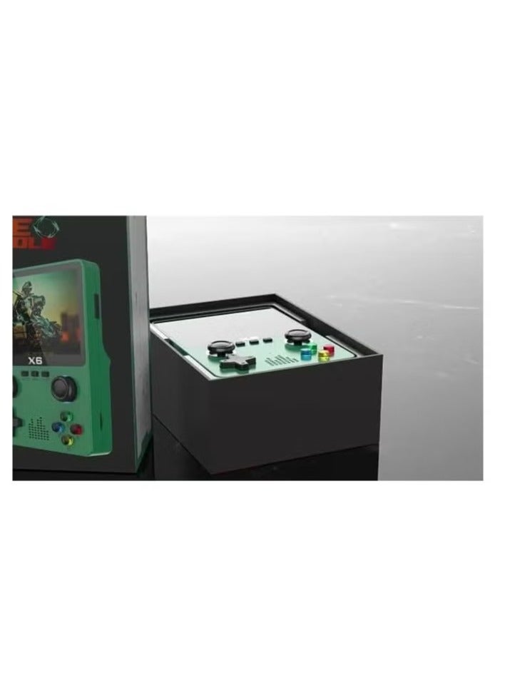X6 PROFESSIONAL STYLING X6 Handheld Video Game Console with 3.5-Inch Display – Preloaded with 10,000+ Retro Games – Dual Player Support with External Gamepad – 640x480 Resolution, Built-In Battery, Multimedia Playback, TF Card Slot – Portable Gaming Device for All Ages - Image 4