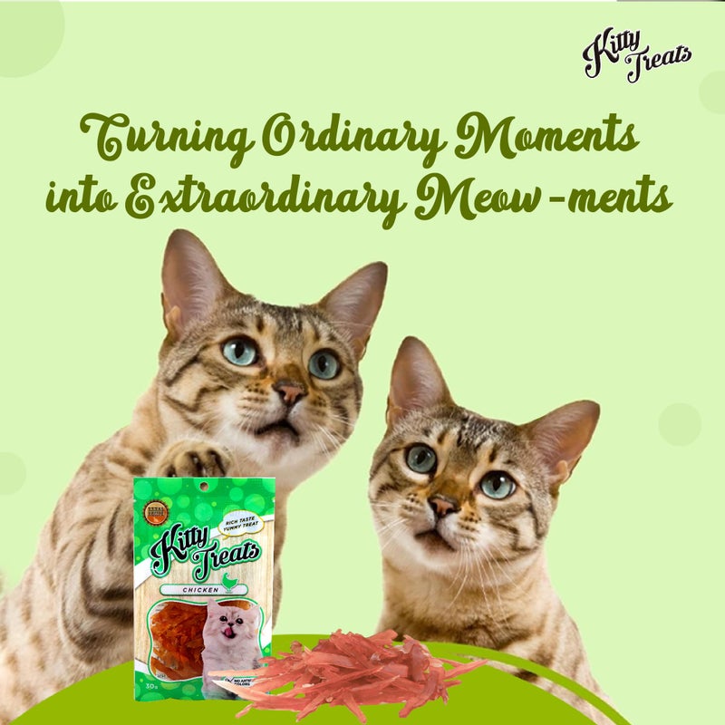 Schesir Tuna in Jelly with Shrimp Cat Wet Food (85g) + Kitty Treats Soft Chicken Jerky Sliced (30g) High-Protein Combo for Cats Real Tuna, Shrimp & Chicken Meal + Treat Pack - Image 5