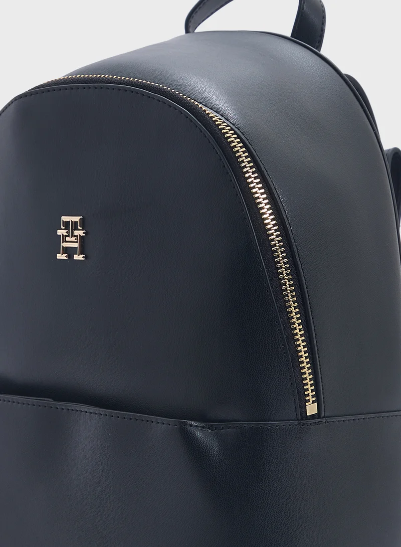 TOMMY HILFIGER Logo Detail Top Handle Backpack