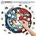 WOODBESTS Wooden Puzzle for Adults YinYang Dragon Puzzle M 200pcs 113x109 Beautiful Wooden Box Wooden Jigsaw Puzzles Unique Shape Birthday Gifts for Adults and Kids Family Game - Image 4