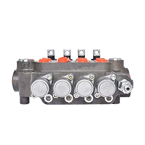 findmall 4 Spool 21GPM 3600PSI Hydraulic Directional Control Valve, SAE Ports Double Acting Valve for Small Tractors, Tractors, Loaders, Log Splitter - Image 3
