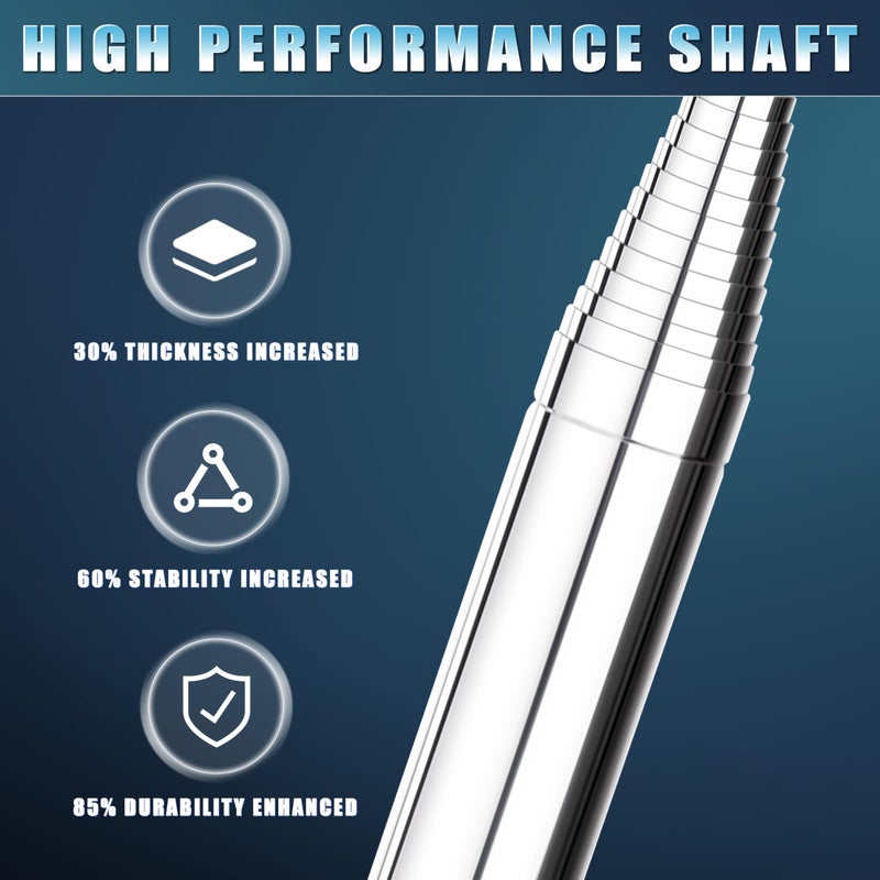 CHAMPKEY Pressure Golf Ball Retriever Performance Version - Thicken Stainless Steel Shaft with Rubber Grip Golf Retriever - Available in 9Ft / 12Ft / 14.5Ft / 16.3Ft - Image 4
