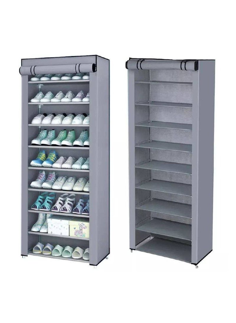 Stainless steel shoe rack with strong metal shelves, 6-tier shoe rack, gray TR - pzsku/Z3DA4C8727F81CBA281C3Z/45/_/1725459396/313d2de6-581f-4bb9-b97e-82c821f82aff