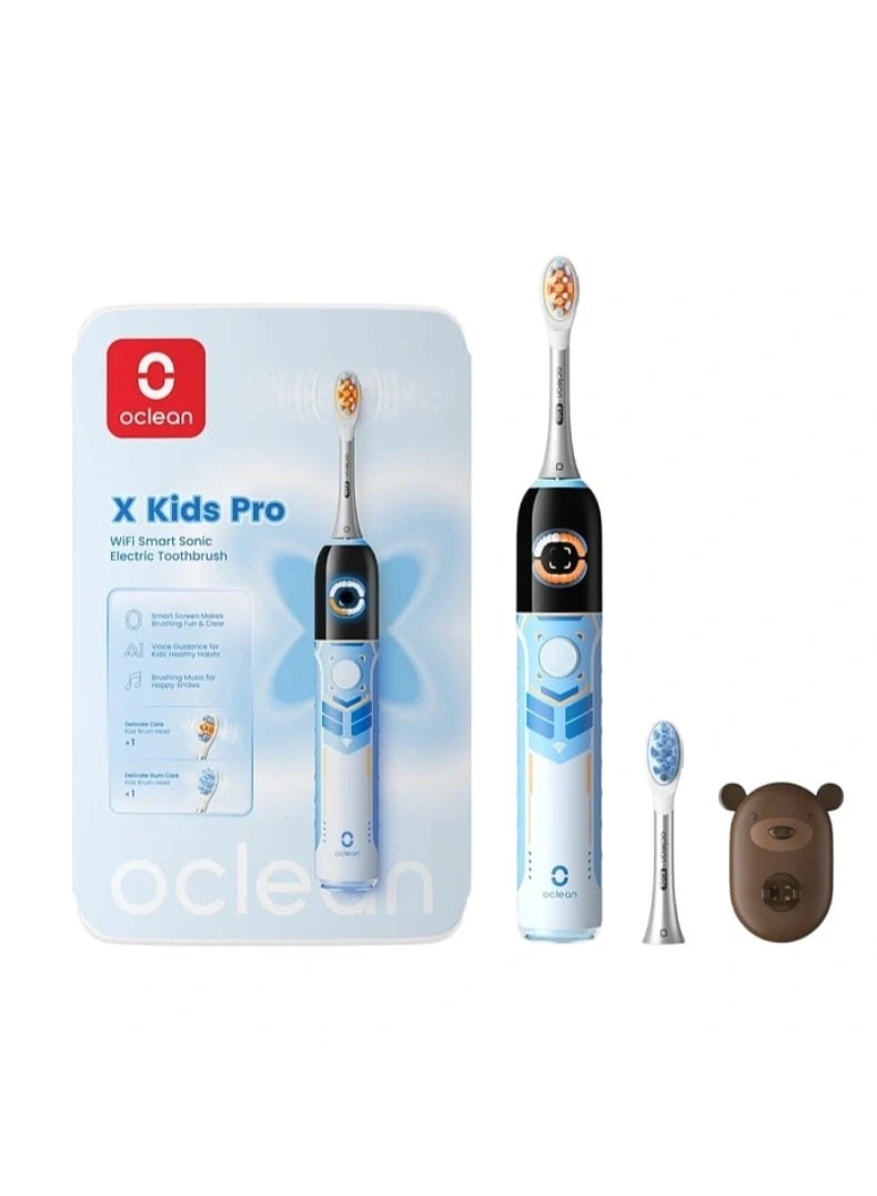 Oclean X Kids Pro Smart Sonic Electric Toothbrush, Blue