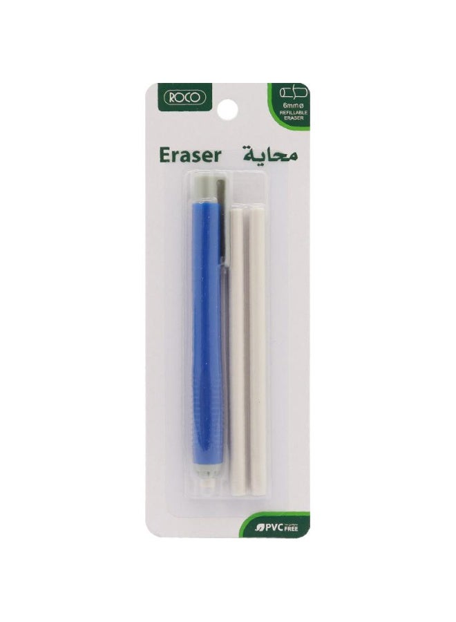 ROCO Mechanical Plastic Eraser (Blue) - Image 1