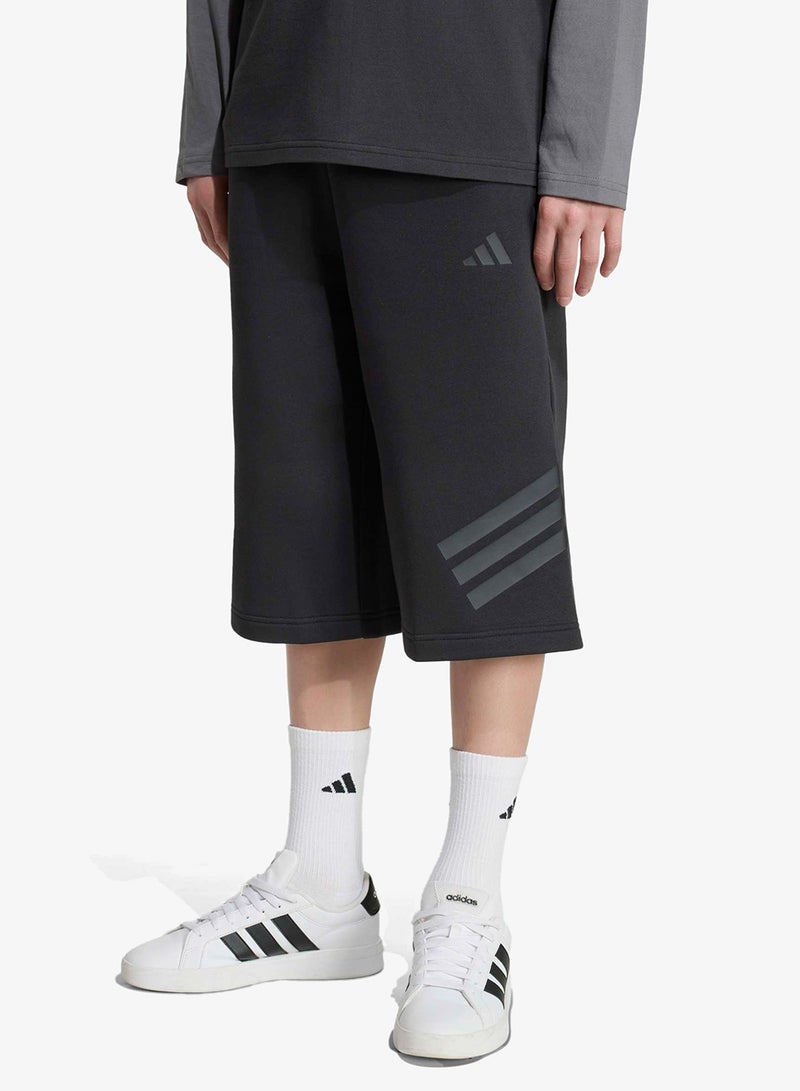 Adidas Youth 3 Stripes Future Icons Shorts - Image 3