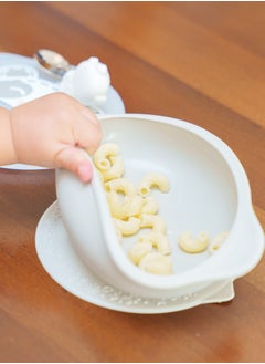 Marcus & Marcus Marcus & Marcus Toddler Self Feeding Training Set- Pebble  - Image 3