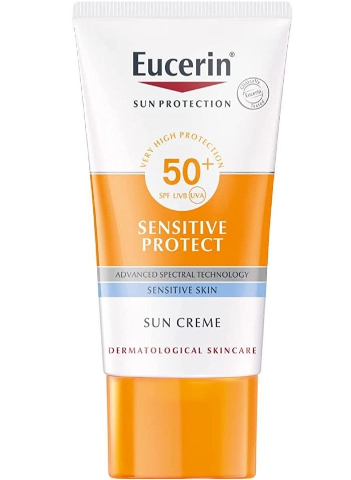 Eucerin Sensitive Protect Sun Cream SPF50+ 50ml  - Image 1