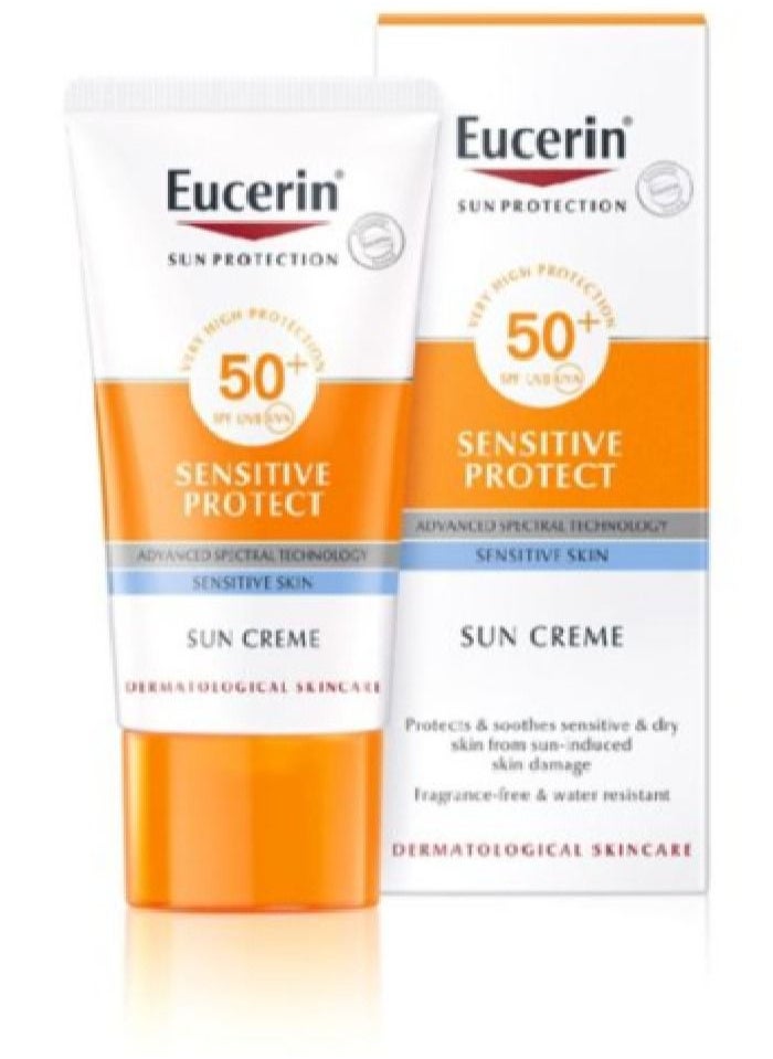 Eucerin Sensitive Protect Sun Cream SPF50+ 50ml  - Image 4