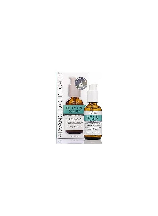 Advanced Clinicals - Spuffy Eye Serum, Professional Correction Serum, 1.75 Fl Oz (52 Ml) - Image 1