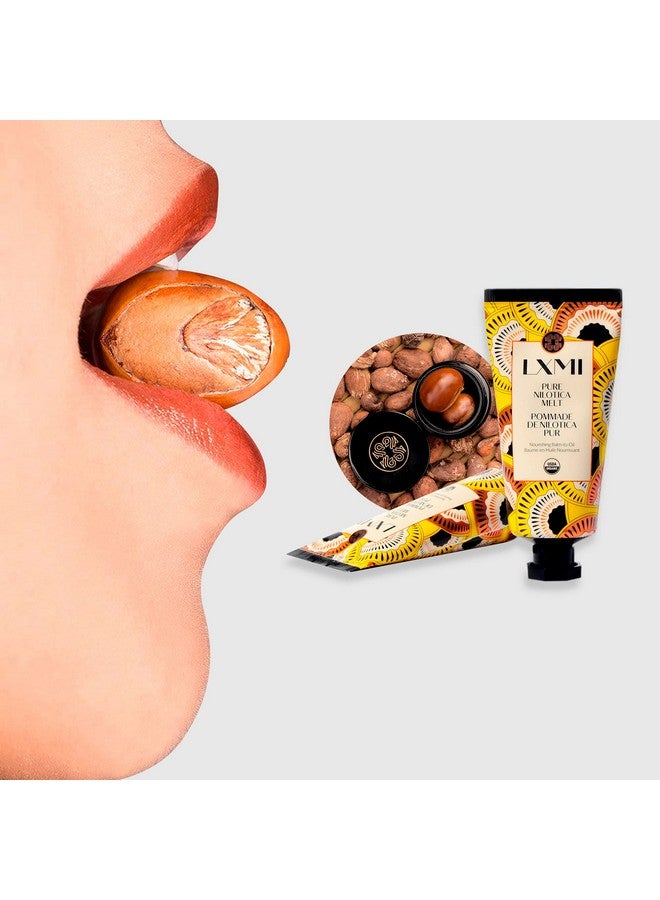 LXMI Pure Nilotica Melt - 100% USDA Certified Organic - Social Impact-Sourced Balm-to-Oil, Clean Skincare, Shea Butter Alternative - Vegan, Cruelty-Free & Noncomedogenic - Image 5