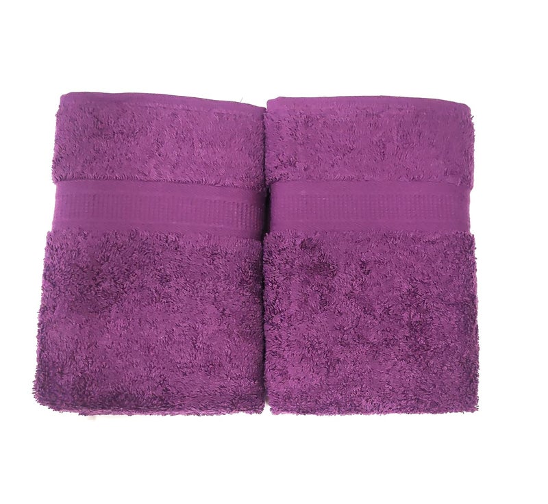 Bombay Dyeing Santino Sl 500 GSM Cotton Hand Towel - Purple - Image 1