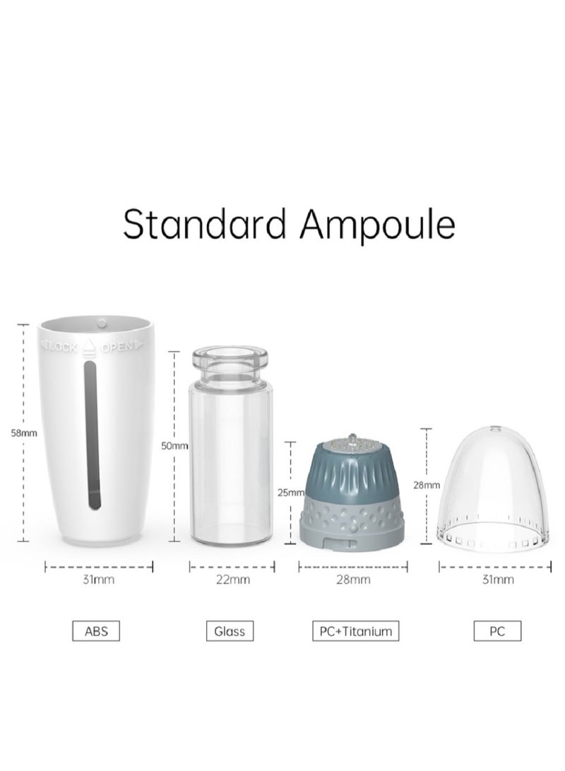 bio needle Dr.pen Bio Needle 24 Pins Adjustable Length Titanium Microneedle Hyaluronic Acid Pen Stamp Serum Derma Pen Needle Skin Care Beauty Tools - Image 5