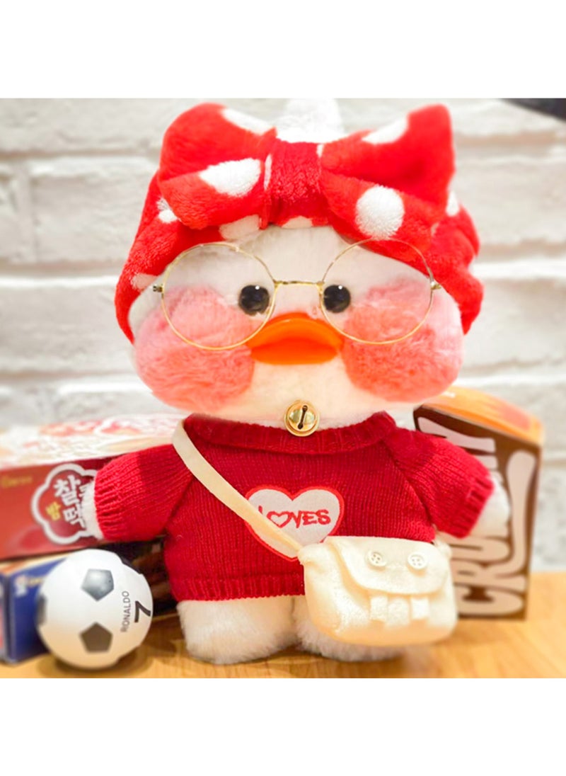 Cutie Cute Kawaii Plush Soft Duck Doll Korean Netred Supports Hyaluronic Acid Small Duck Doll Children's Toy For Birthday Gift 30cm  - Image 1