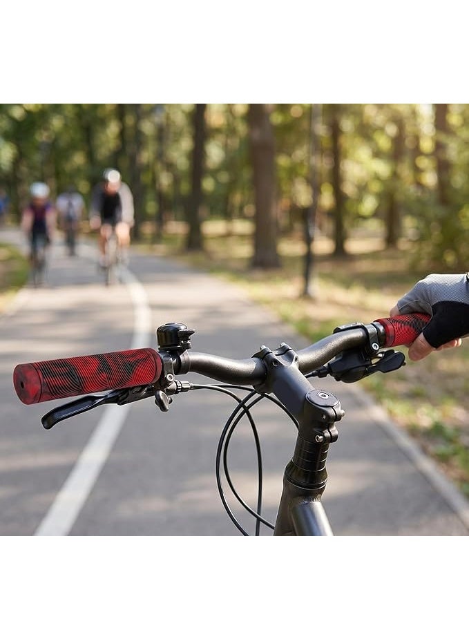 Rubber handlebar grip for bicycle, anti-slip | with colorful pattern - Image 2