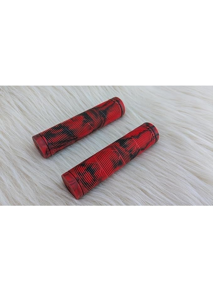 Rubber handlebar grip for bicycle, anti-slip | with colorful pattern - Image 4