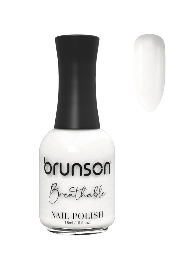 brunson Breathable Nail Polish Halal nail polish Wudu friendly Quick-Dry Vegan long lasting but easy peel off   18ml BH385