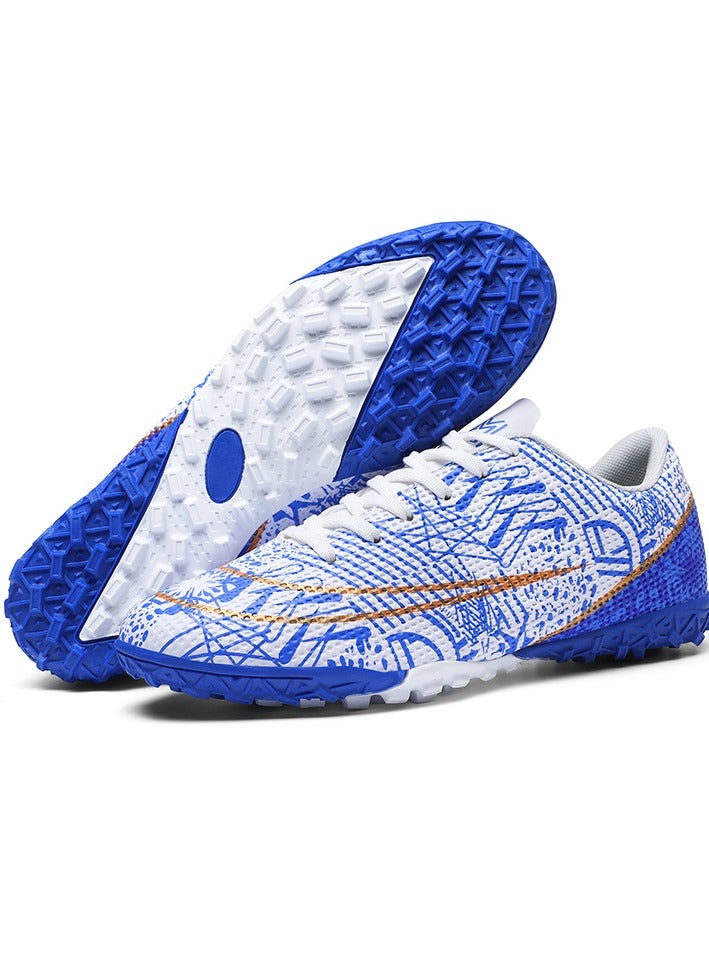 Men Kids Fashion Soccer Shoes Cleats Team Sports Training TF/FG Turf Firm Comfort Low-top Football Shoes Outdoor  - Image 1