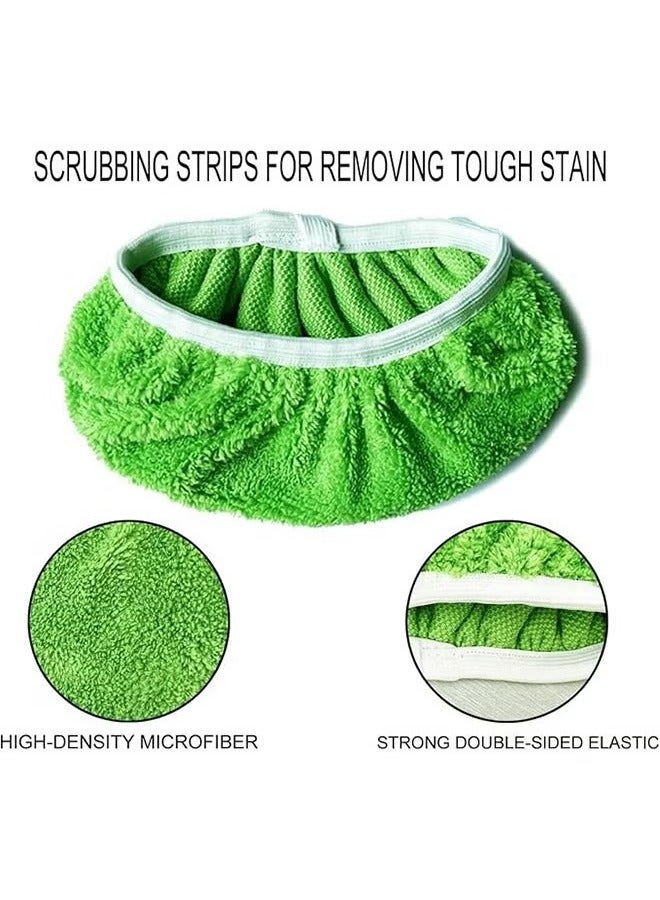 general 2 PCS Reusable Mop Pads, Flat Floor Mop Cloth, Washable And Durable Replacement Mop Cloth, Compatible with Pads for Wet  Dry Sweeping Cloths Mop Head Replacement for Household Cleaning(Mop Not - Image 2