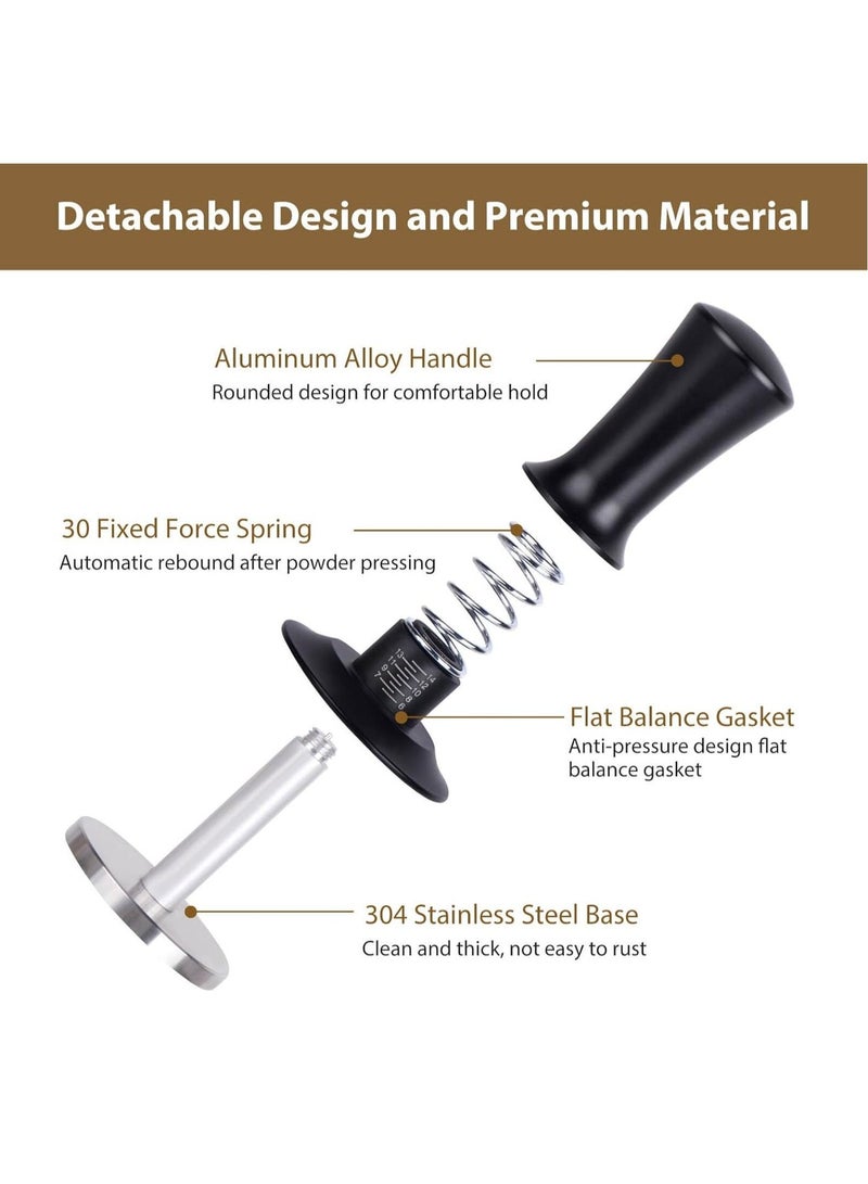58mm Espresso Tamper with Spring Loaded Adjustable Depth - Image 5