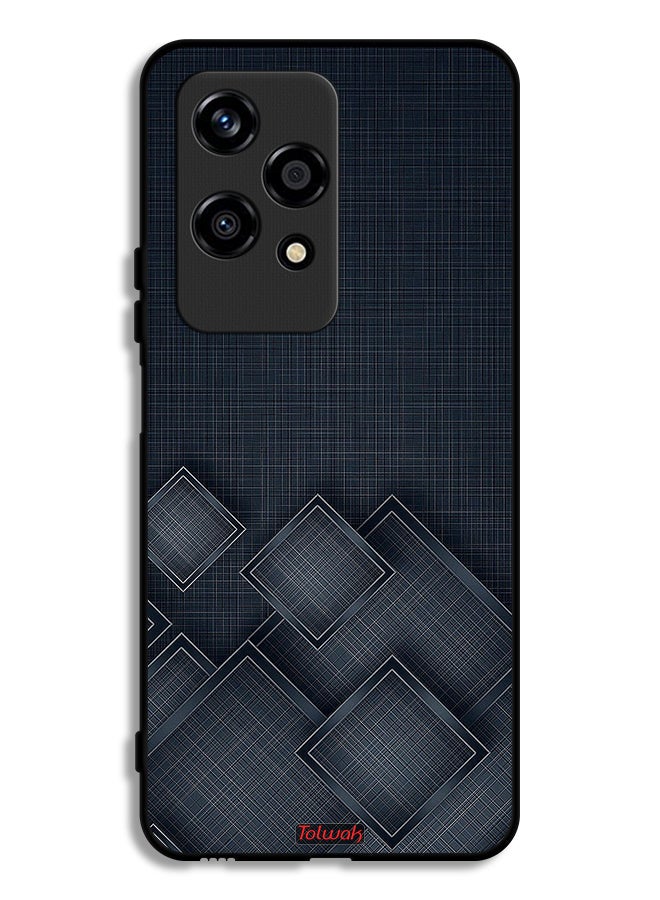 Tolwak Honor 200 Lite 5G Protective Case Cover Squares Pattern On Cloth - Image 1