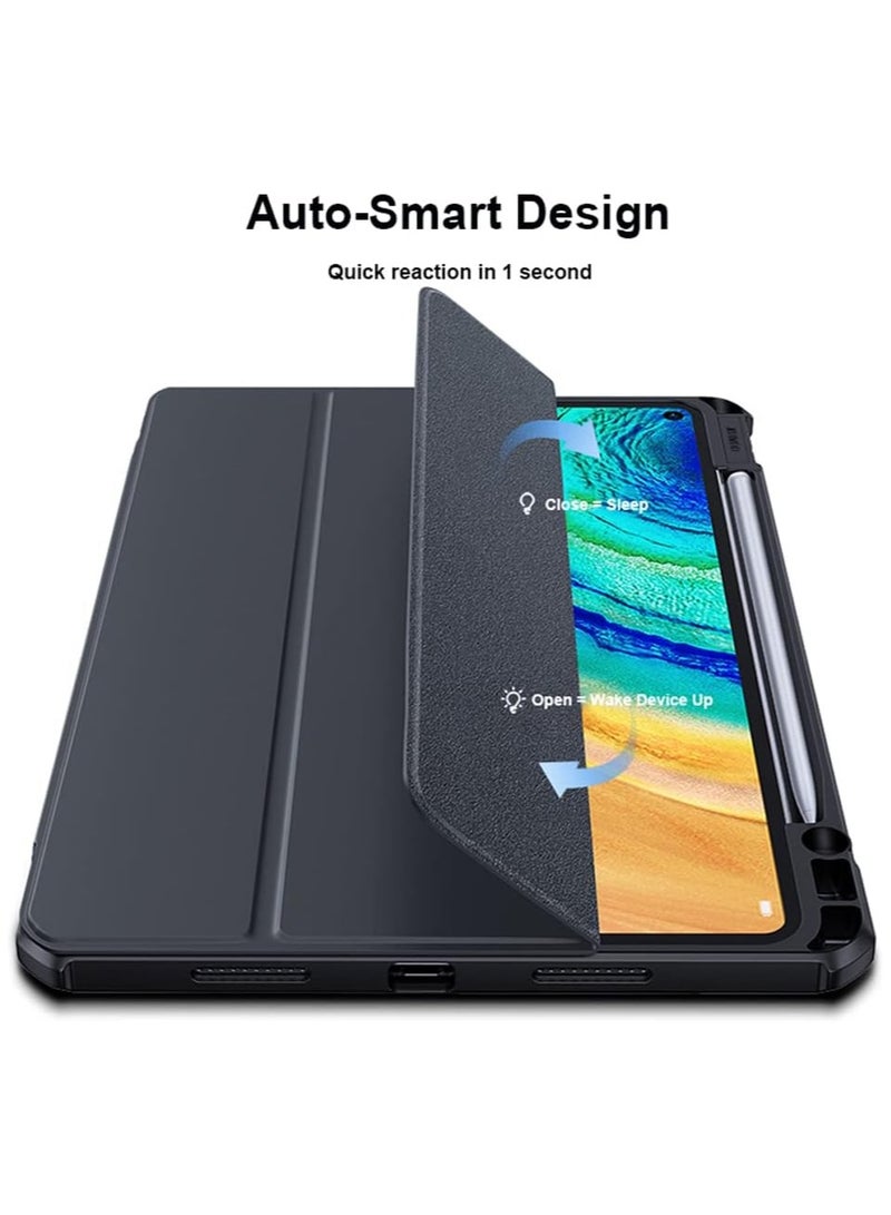 general Case Compatible with Matepad Pro 12.6, Tablet Cover Tri-fold Bracket Case With Pencil Slot for Matepad Pro 12.6 2021 - Image 2
