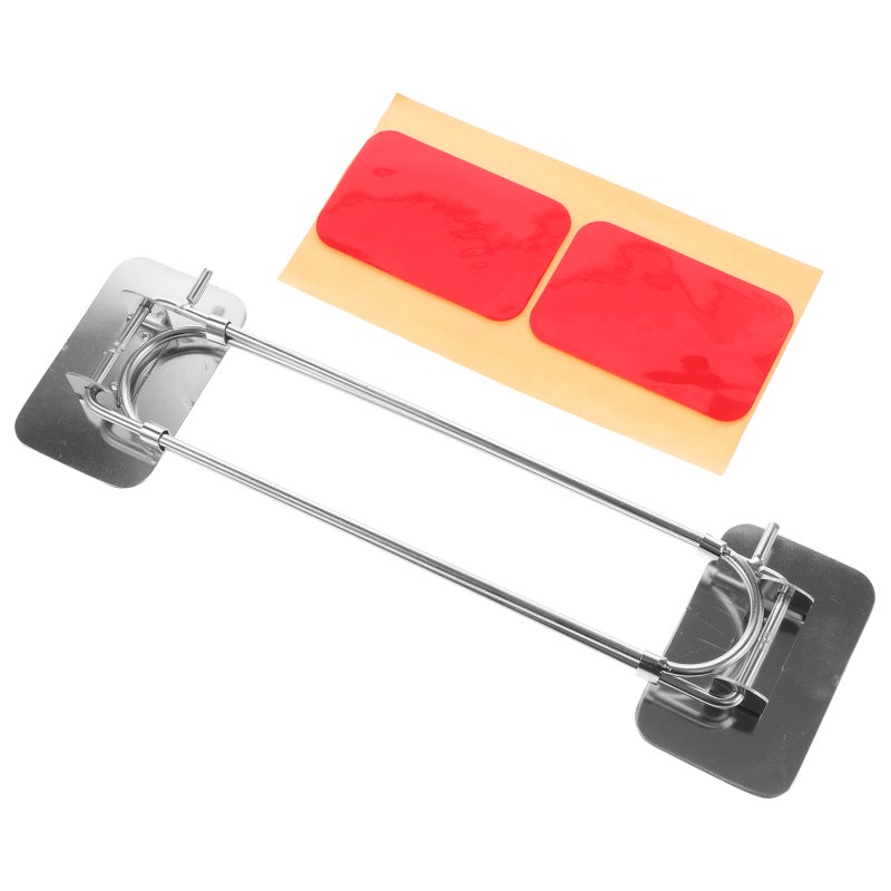 Shower Shelves, Compact Corner Rod for RV Bathrooms, Easy Installation Without Tools - Image 1