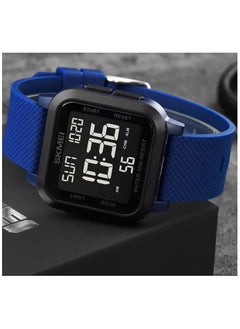 SKMEI Outdoor Sports Multifunction Alarm 5Bar Waterproof Digital Watch 1894 Blue  - Image 4