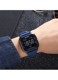 SKMEI Outdoor Sports Multifunction Alarm 5Bar Waterproof Digital Watch 1894 Blue  - Image 2