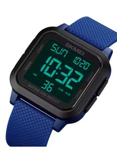 SKMEI Outdoor Sports Multifunction Alarm 5Bar Waterproof Digital Watch 1894 Blue  - Image 5