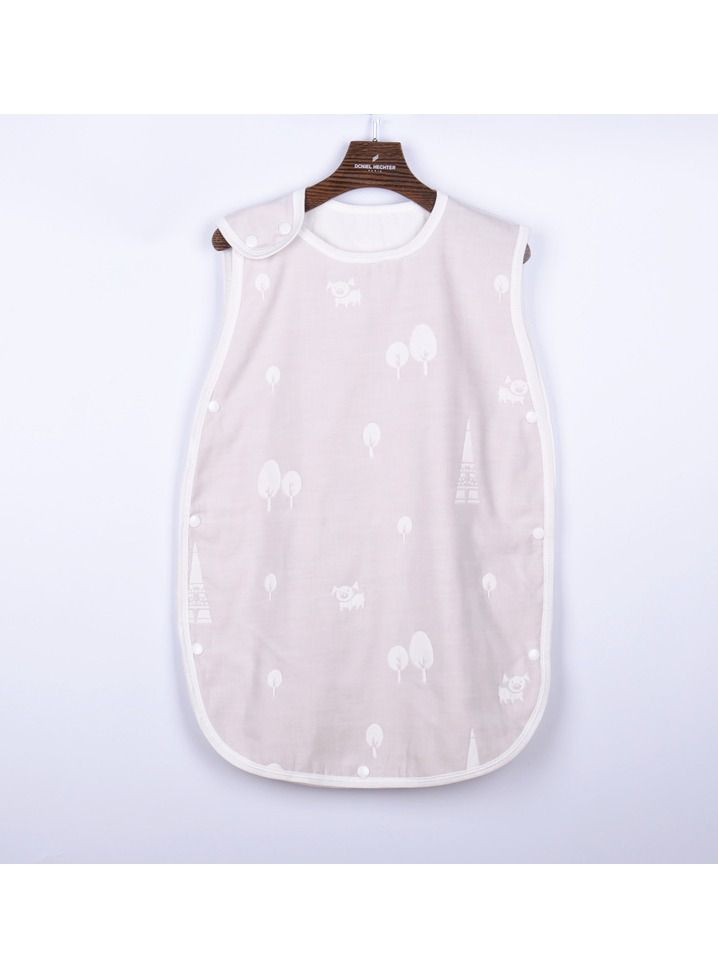 Loquat Suitable For Baby Anti Startle Cotton Wrap Sleeping Print Vest Bag