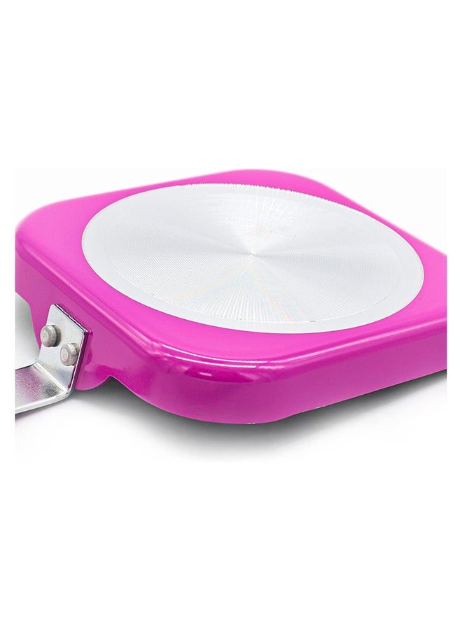 Beefit Premium Non-Stick Ceramic Square Mini Fry Pan, Induction & Oven Safe Cookware 14 Purple - Image 3