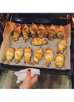 GNAFOTU 6 Pack Pastry Cream Horn Mold-Stainless Steel Cannoli Forms Tubes Kit Tube Cone Pastry Roll Horn Mold Baking Mould Tool for Cannoli Tubes  - Image 5