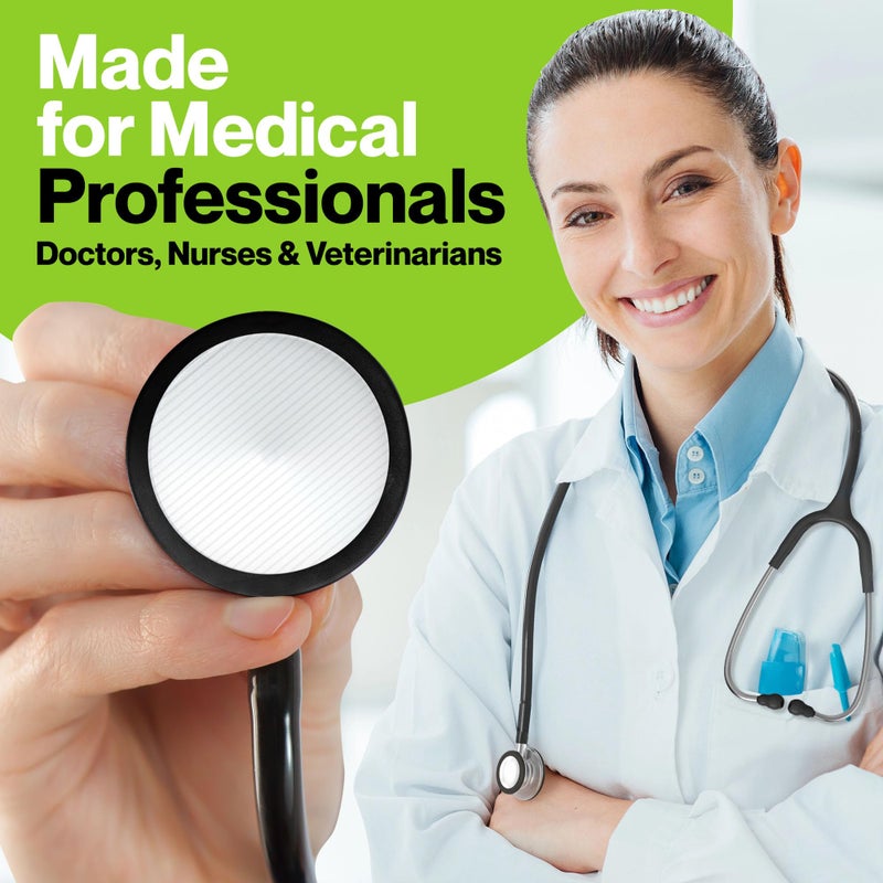 Durabasics Classic 3, Cardiology 3 & Cardiology 4 Accessories Kit for Littmann Stethoscope Replacement Parts & Littmann Stethoscope Parts - Fits Classic III, Cardiology III & IV - Black - Image 4