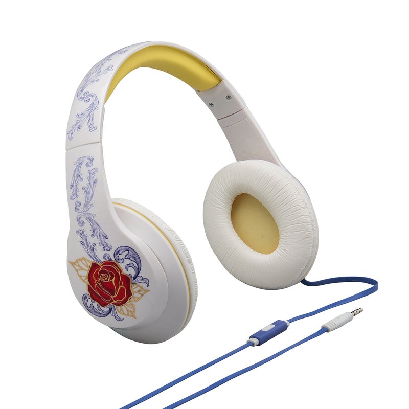 eKids Disney’s Beauty and the Beast Over Ear Headphones with Award-Winning iHome Sound -Best Over Ear Headphones with Mic & Answer Call Button by eKids - Image 2