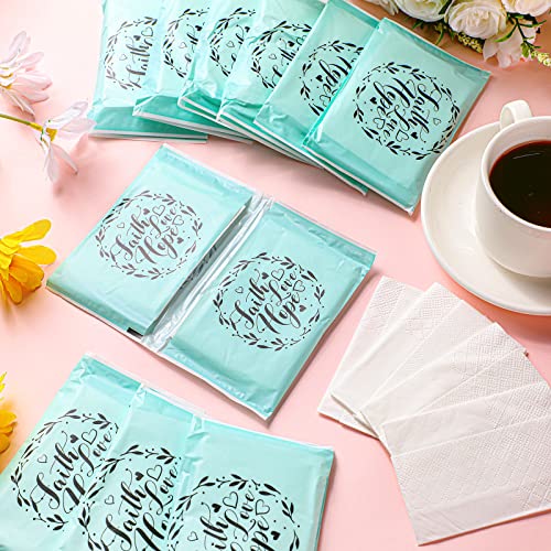 Sinmoe 60 Pack Travel Tissues Motivational Facial Tissue Happy Tears 3 Ply Mini Pocket Tissues Inspirational Thank You Gifts for Women Friends Coworkers(Brief Style) - Image 2
