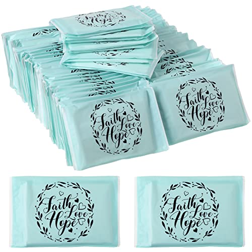 Sinmoe 60 Pack Travel Tissues Motivational Facial Tissue Happy Tears 3 Ply Mini Pocket Tissues Inspirational Thank You Gifts for Women Friends Coworkers(Brief Style) - Image 1