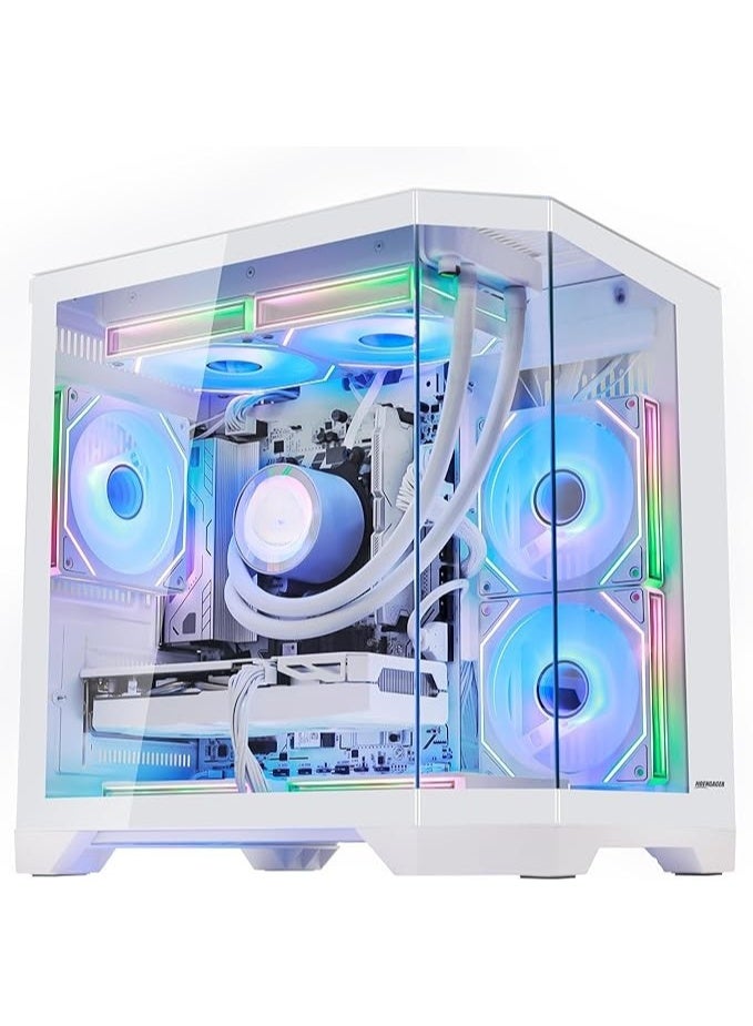 كمبيوتر ألعاب Gaming PC بمعالج Ryzen 7 9700X وكارت RTX 5060 ورام 32GB DDR5 وSSD 1TB لأداء سلس في الألعاب والبث والشغل - Image 1